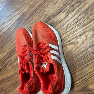Adidas Men Red Athletic Sneakers